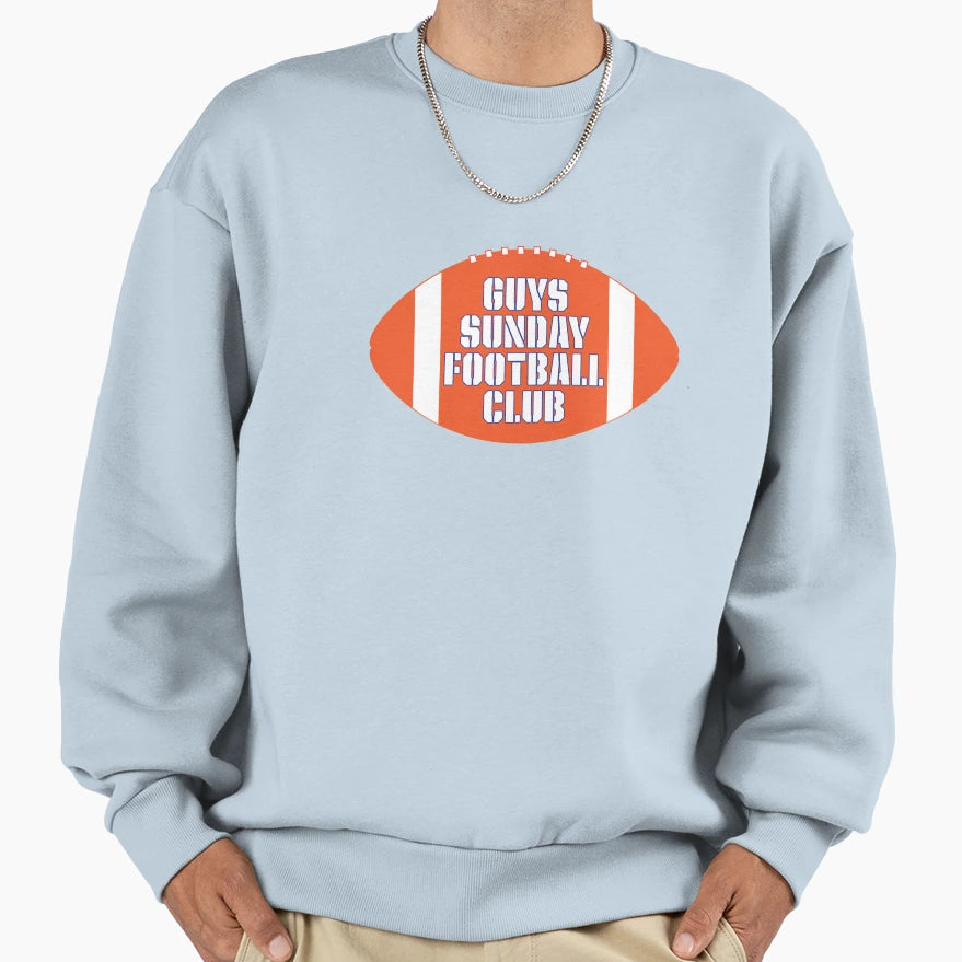 Guys Sunday Football Club Sweatshirt - Trendy Graphic Unisex - T-Shirt, Sweatshirt, Hoodie