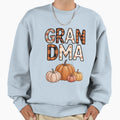Grandma Pumpkin Fall Plaid Autumn Sweatshirt - Streetwear Style for Adults - T-Shirt, Sweatshirt, Hoodie