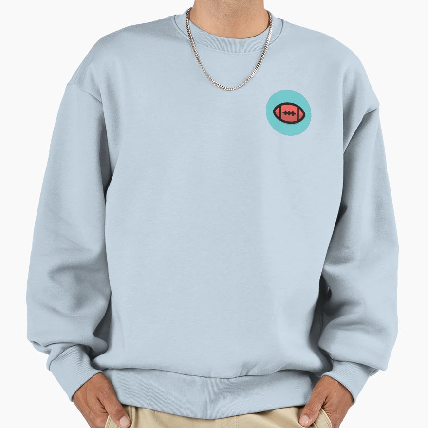 American Football Sweatshirt - Casual Everyday Wear Men Women - T-Shirt, Sweatshirt, Hoodie
