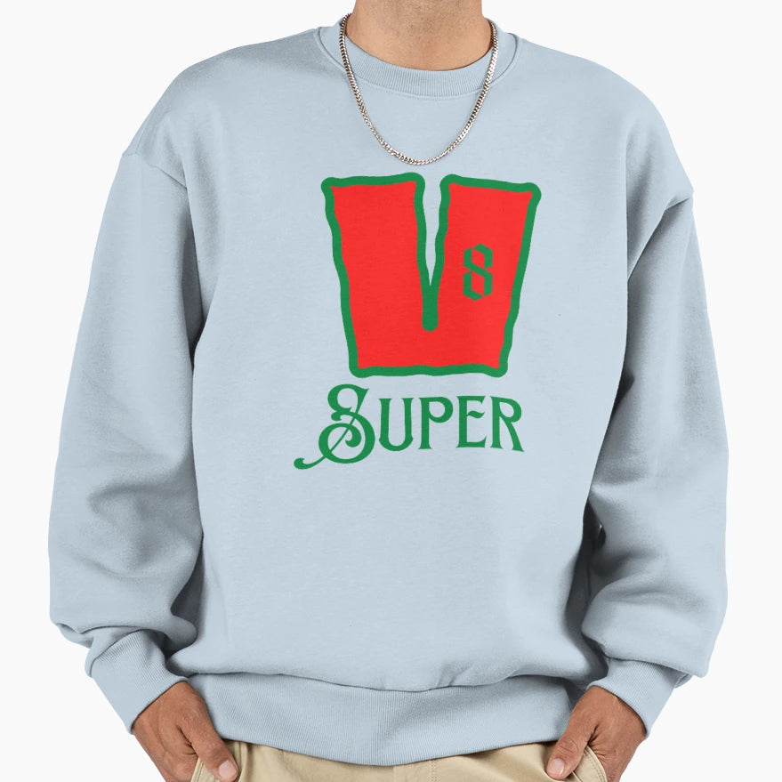 V8 Super Sweatshirt - Novelty Apparel Men Women - T-Shirt, Sweatshirt, Hoodie