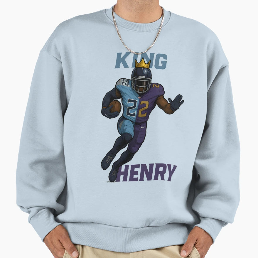 Derrick King Henry Sweatshirt - Casual Everyday Wear Unisex - T-Shirt, Sweatshirt, Hoodie