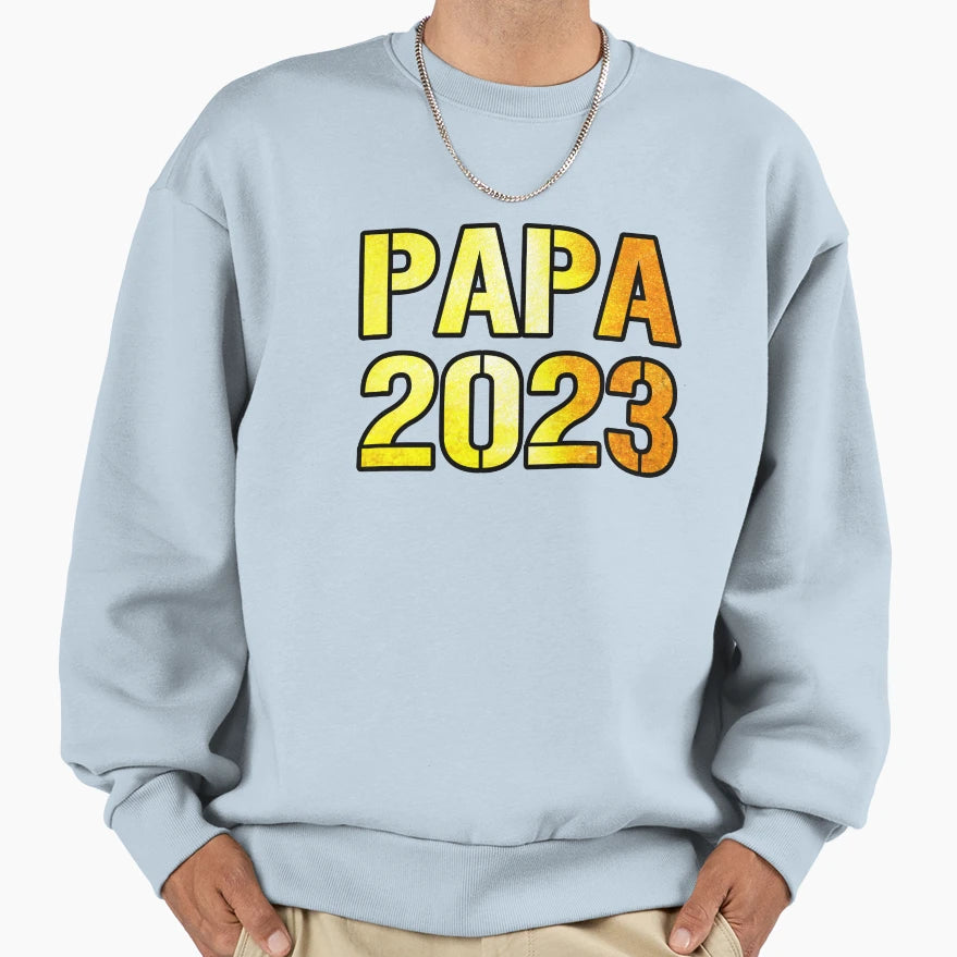 Copy Dad Papa 2023 Gifts Father Sweatshirt - Custom Art Print Men Women - T-Shirt, Sweatshirt, Hoodie