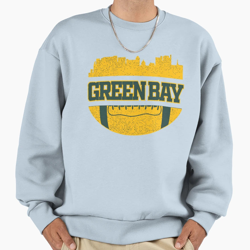 Packers Football Fan Green Bay City Sweatshirt - Graphic Print Unisex - T-Shirt, Sweatshirt, Hoodie