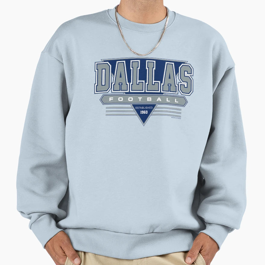 Dallas Football Cowboys Inspired Sweatshirt - Minimalist Print Men Women - T-Shirt, Sweatshirt, Hoodie