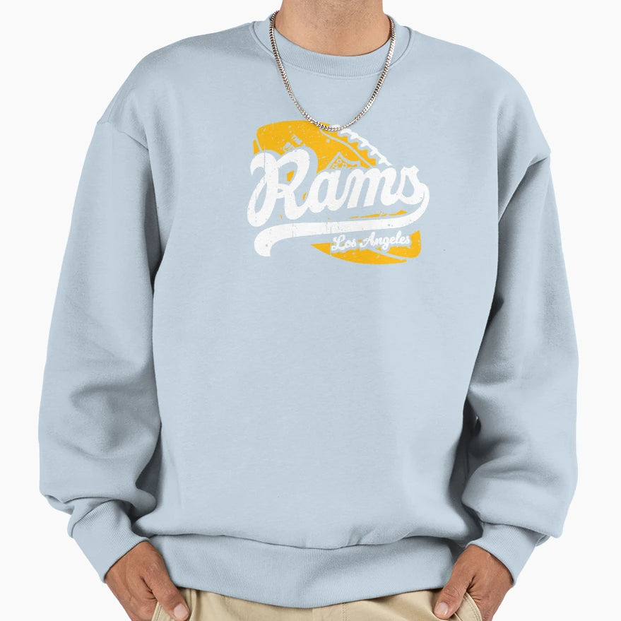 Rams Sweatshirt - Minimalist Print for Adults - T-Shirt, Sweatshirt, Hoodie