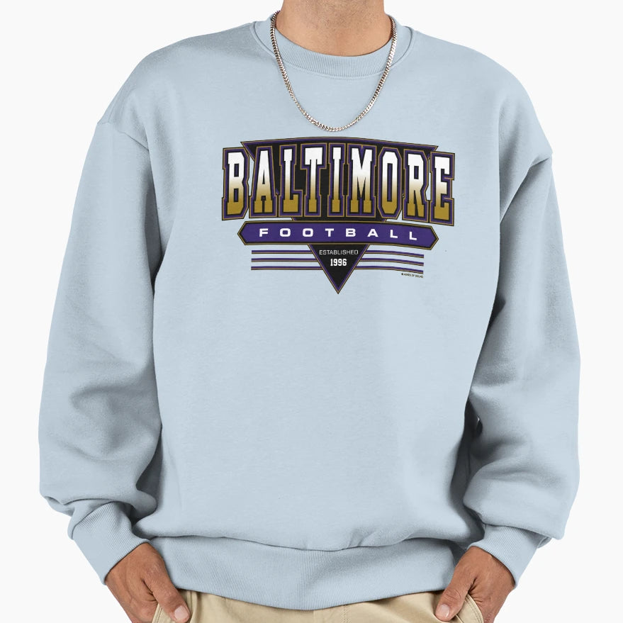 Baltimore Football Ravens Inspired Sweatshirt - Aesthetic Graphic Unisex - T-Shirt, Sweatshirt, Hoodie