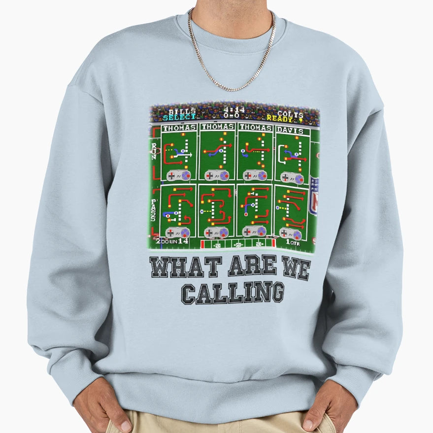 Tecmo Super Bowl Playcalling Sweatshirt - Streetwear Style Men Women - T-Shirt, Sweatshirt, Hoodie