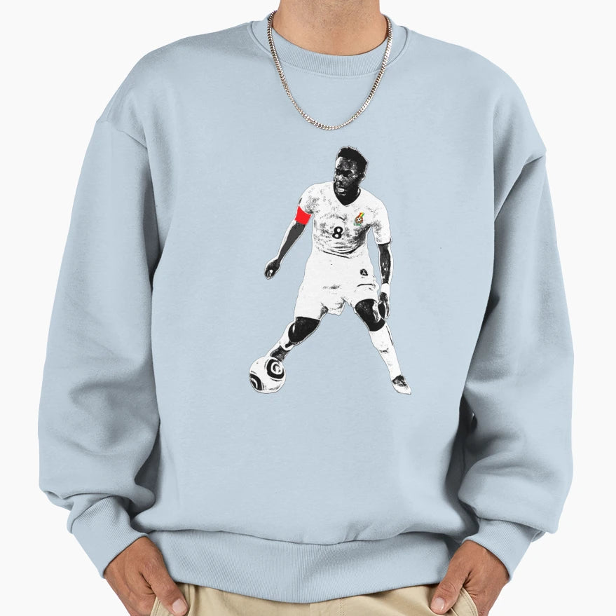 Michael Essien Ghana 2010 Sweatshirt - Fun Novelty Design Men Women - T-Shirt, Sweatshirt, Hoodie