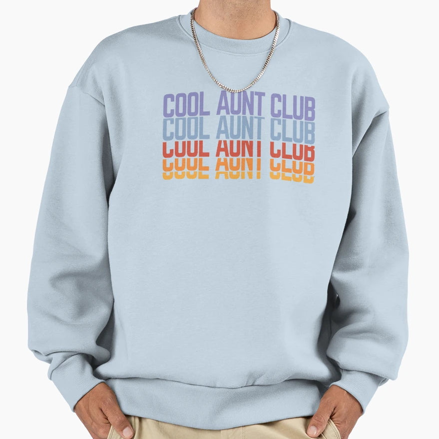 Aunt Club Repeat Summer Marina Gift Sweatshirt - Minimalist Print Men Women - T-Shirt, Sweatshirt, Hoodie