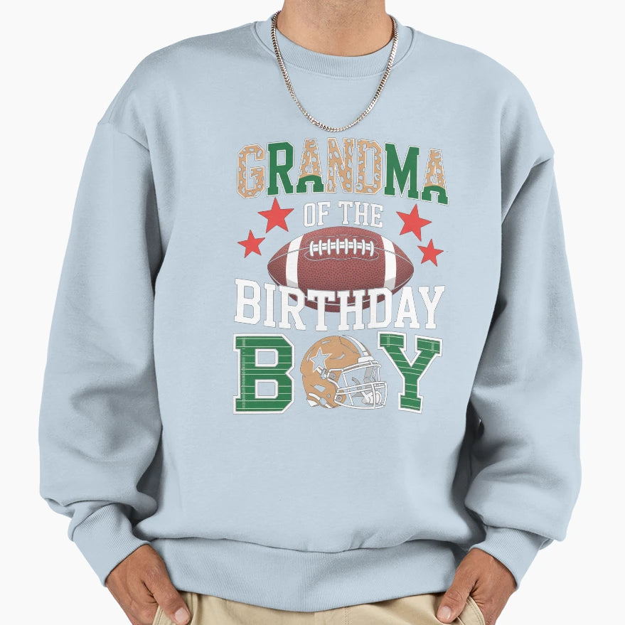 Grandma Birthday Game Day Sweatshirt - Trendy Graphic for Adults - T-Shirt, Sweatshirt, Hoodie