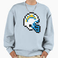 Los Angeles Chargers 8 Bit Football Sweatshirt - Trendy Graphic Men Women - T-Shirt, Sweatshirt, Hoodie