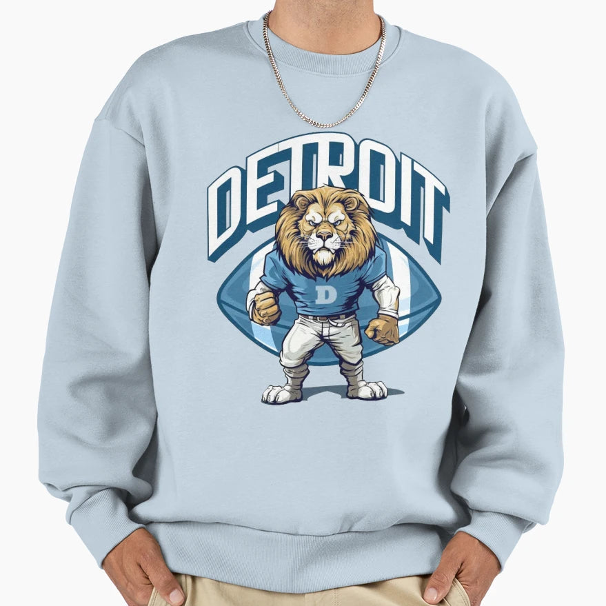 Football Detroit Lions Sweatshirt - Unique Graphic Unisex - T-Shirt, Sweatshirt, Hoodie