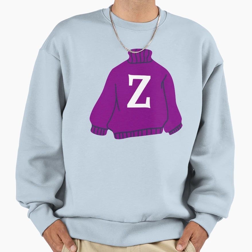 Letter Sweatshirt - Aesthetic Graphic for Adults - T-Shirt, Sweatshirt, Hoodie
