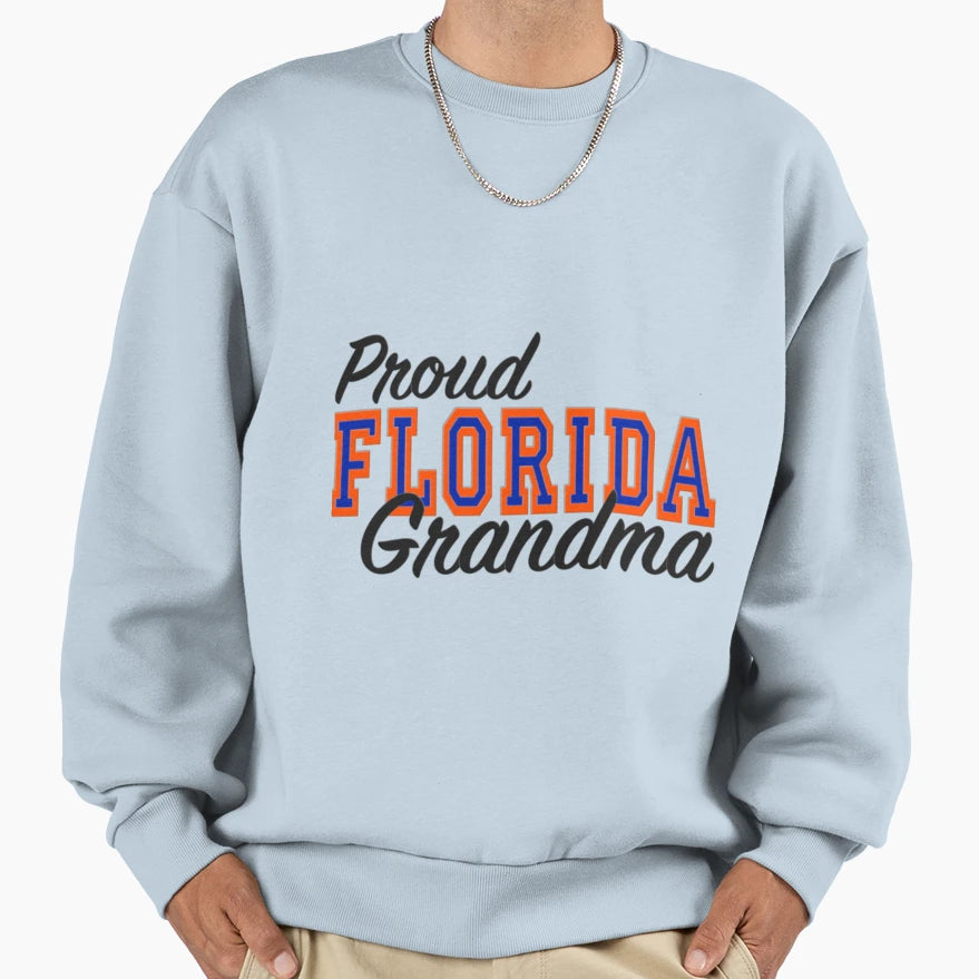 Proud Florida Grandma Scoop Sweatshirt - Graphic Print Men Women - T-Shirt, Sweatshirt, Hoodie