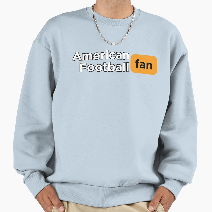 Sports Fan American Football Sweatshirt - Custom Art Print for Adults - T-Shirt, Sweatshirt, Hoodie