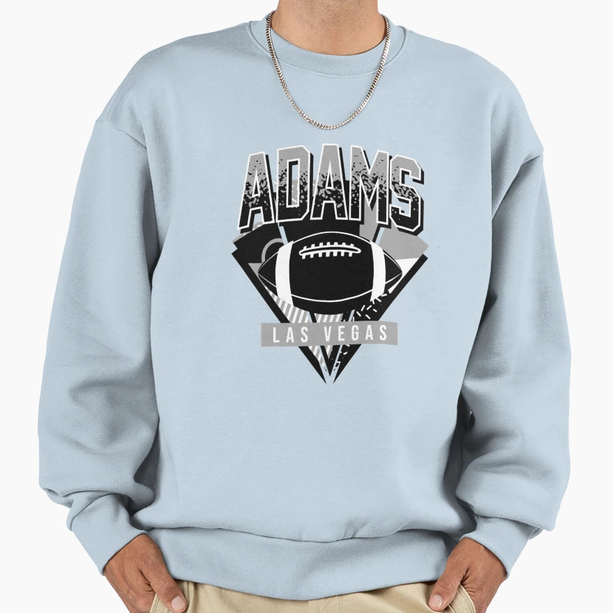 Las Vegas Football Adams Sweatshirt - Graphic Print Unisex - T-Shirt, Sweatshirt, Hoodie
