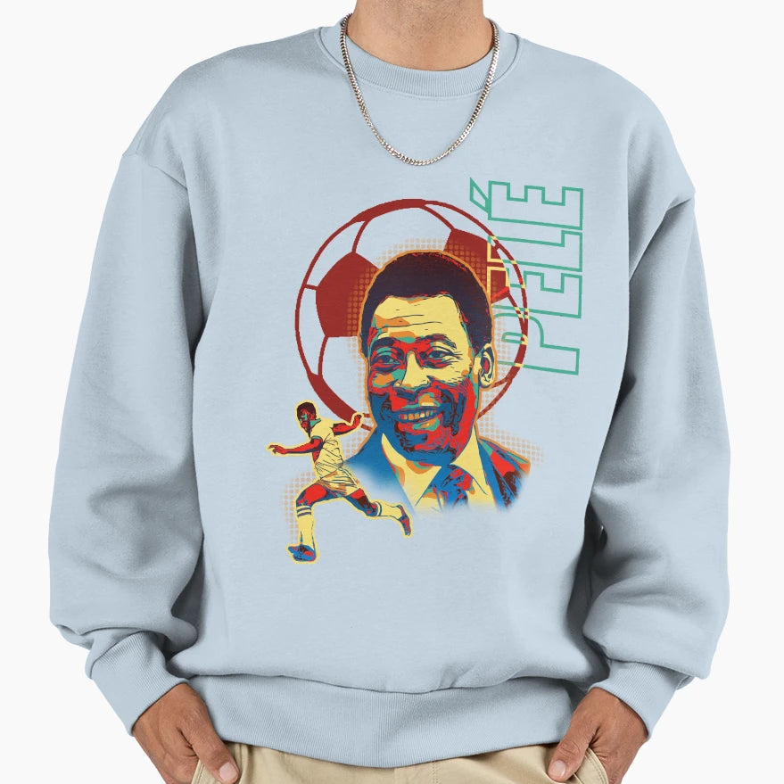 Pele Tribute Sweatshirt - Casual Everyday Wear Unisex - T-Shirt, Sweatshirt, Hoodie