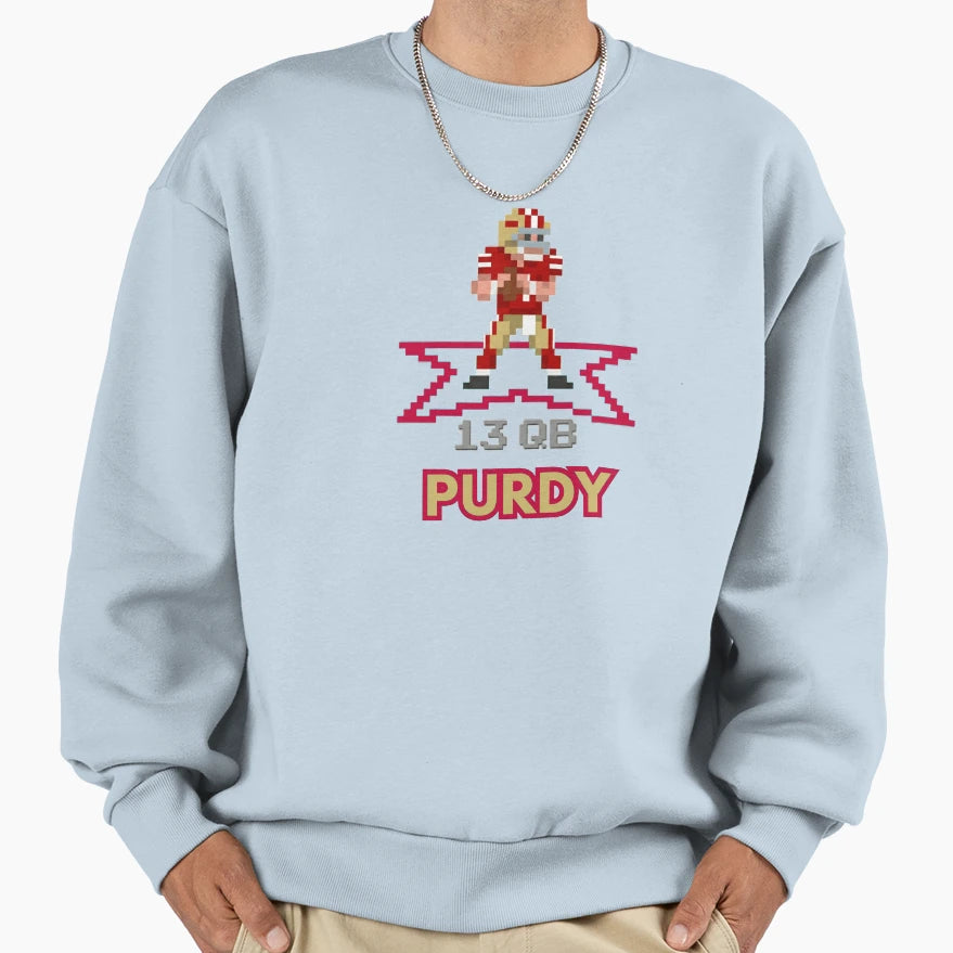 49Ers Quarterback BP As Video Game Sweatshirt - Trendy Graphic for Adults - T-Shirt, Sweatshirt, Hoodie