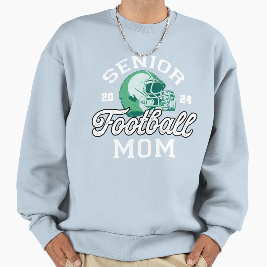 Class 2024 Senior Football Sweatshirt - Streetwear Style Men Women - T-Shirt, Sweatshirt, Hoodie