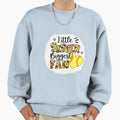 Softball Sister Little Sister Sweatshirt - Custom Art Print Men Women - T-Shirt, Sweatshirt, Hoodie
