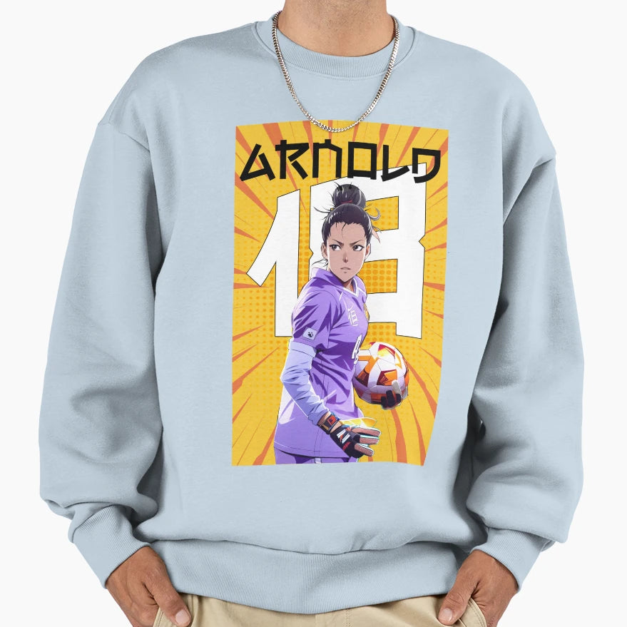 Anime Arnold Goalie Sweatshirt - Custom Art Print Men Women - T-Shirt, Sweatshirt, Hoodie
