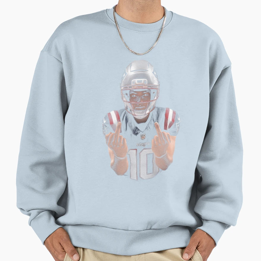 Drake Maye Nfl Player Sweatshirt - Casual Everyday Wear for Adults - T-Shirt, Sweatshirt, Hoodie