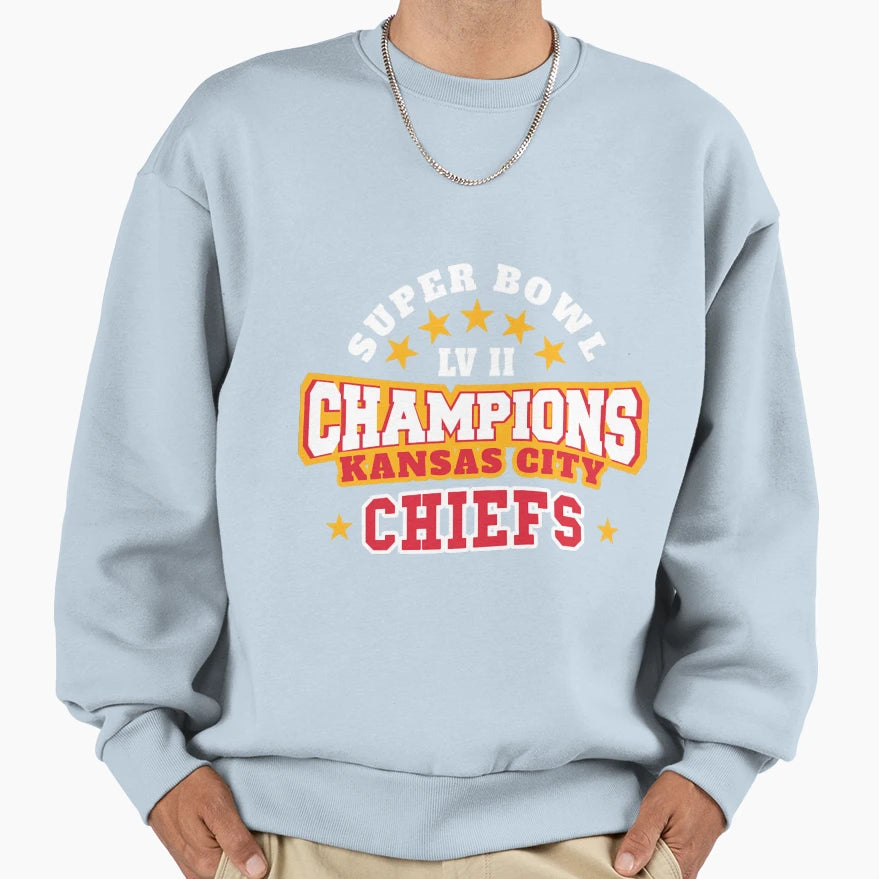 Art Kansas City Chiefs Sweatshirt - Casual Everyday Wear for Adults - T-Shirt, Sweatshirt, Hoodie
