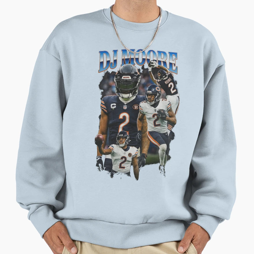 Dj Moore Chicago Sweatshirt - Streetwear Style Men Women - T-Shirt, Sweatshirt, Hoodie