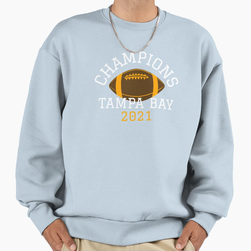 Tampa Bay Football Champions 2021 Sweatshirt - Graphic Print for Adults - T-Shirt, Sweatshirt, Hoodie