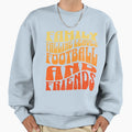 Fall Falling Leaves Football Friends Sweatshirt - Custom Art Print Unisex - T-Shirt, Sweatshirt, Hoodie