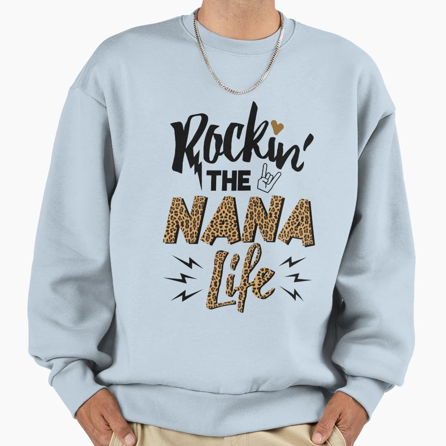 Grandma Leopard Sweatshirt - Casual Everyday Wear Unisex - T-Shirt, Sweatshirt, Hoodie