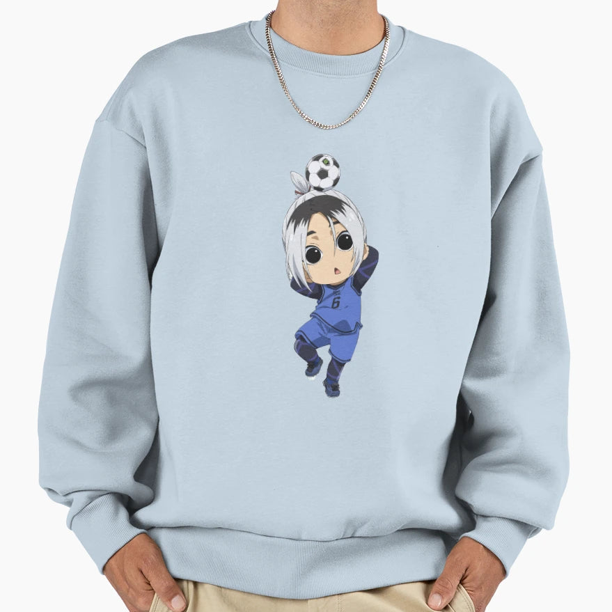 Reo Mikage Field Controller Purple Sweatshirt - Unique Graphic Men Women - T-Shirt, Sweatshirt, Hoodie