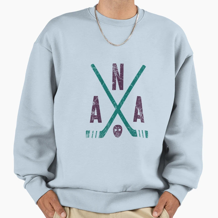 Ana Sticks Purple Sweatshirt - Novelty Apparel for Adults - T-Shirt, Sweatshirt, Hoodie