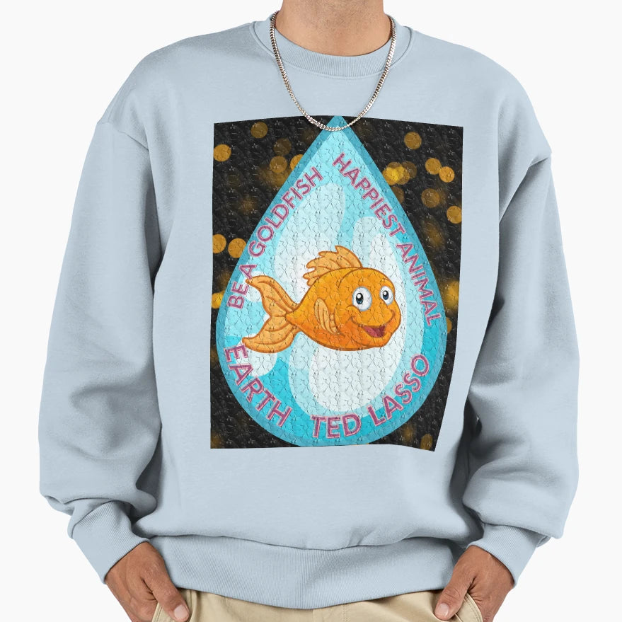 Pez Dorado El Animal M S Feliz De La Sweatshirt - Streetwear Style Unisex - T-Shirt, Sweatshirt, Hoodie