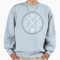 Indianapolis Football Emblem Sweatshirt - Casual Everyday Wear Men Women - T-Shirt, Sweatshirt, Hoodie