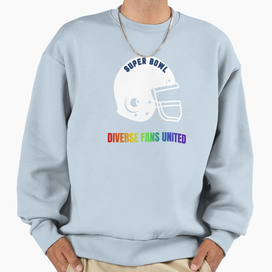 Lgbtq Super Bowl Super Bowl Diverse Fans T-Shirt - Trendy Graphic Unisex - T-Shirt, Sweatshirt, Hoodie