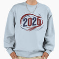 New Year 2026 Sporty Sweatshirt - Fun Novelty Design Men Women - T-Shirt, Sweatshirt, Hoodie