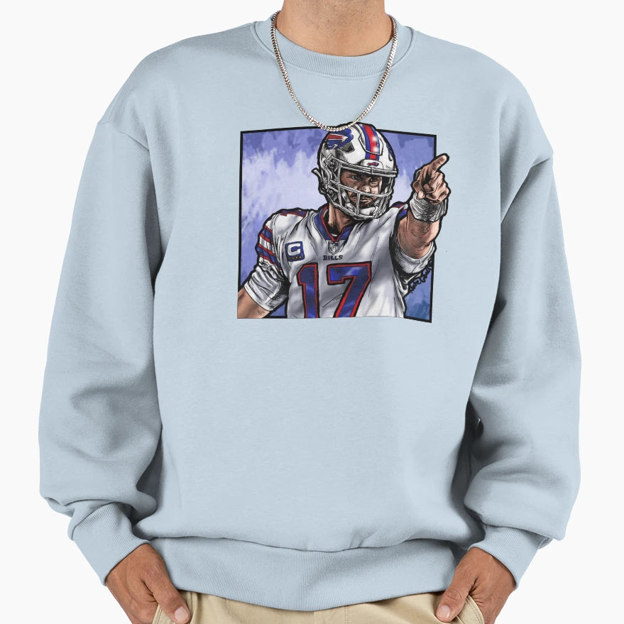 Allen First Down Sweatshirt - Minimalist Print for Adults - T-Shirt, Sweatshirt, Hoodie