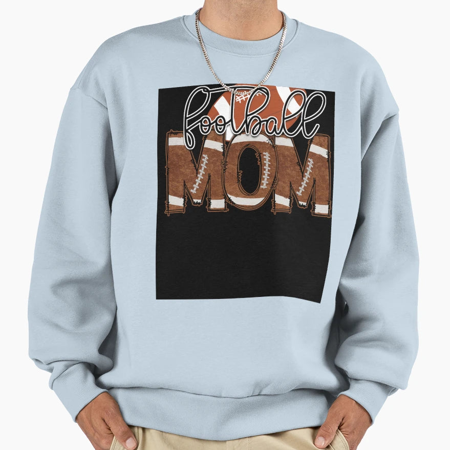 Football Mom Sweatshirt - Casual Everyday Wear Unisex - T-Shirt, Sweatshirt, Hoodie