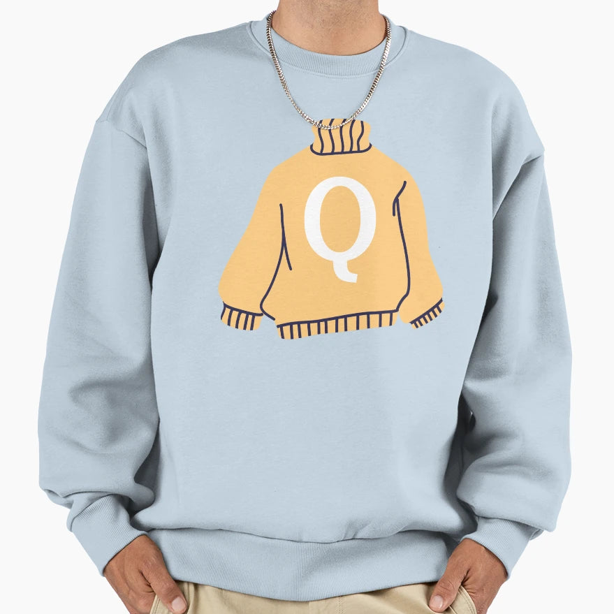 Letter Sweatshirt - Graphic Print for Adults - T-Shirt, Sweatshirt, Hoodie