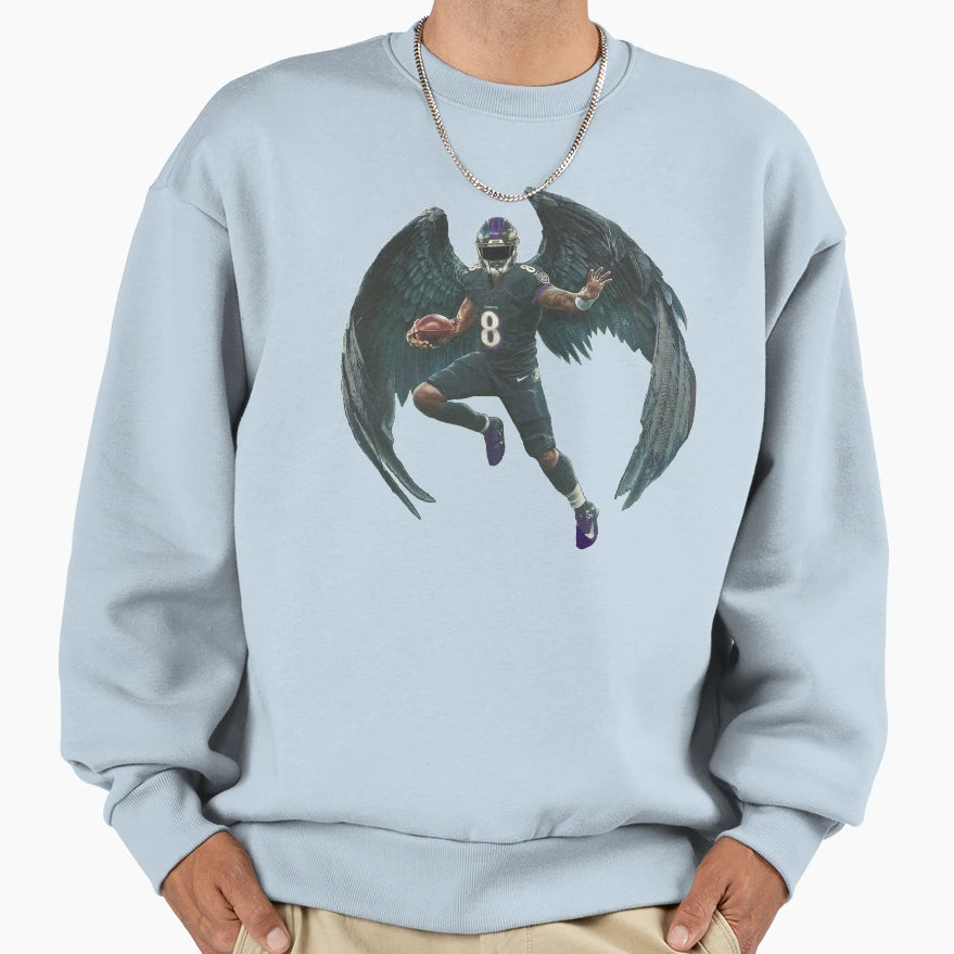 Raven Sweatshirt - Unique Graphic for Adults - T-Shirt, Sweatshirt, Hoodie