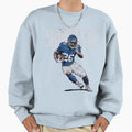 Quarterback Player 26 Running Sweatshirt - Streetwear Style for Adults - T-Shirt, Sweatshirt, Hoodie