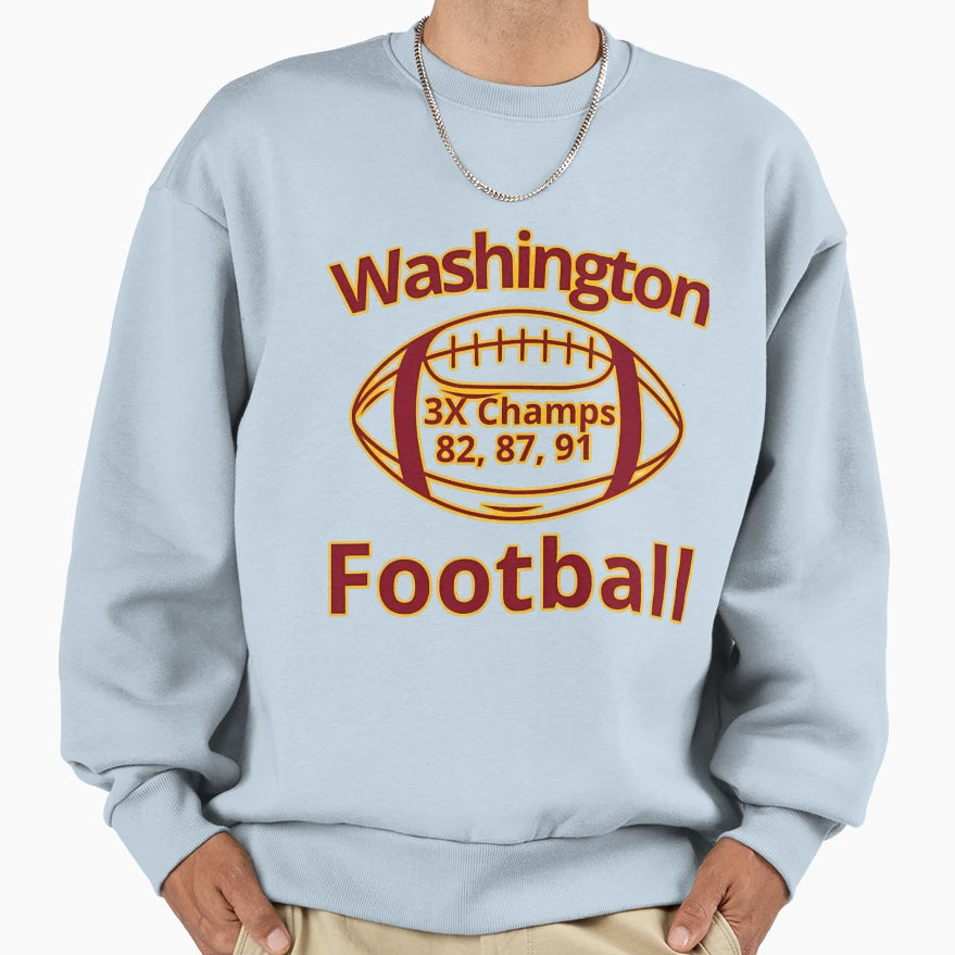 Washington Commanders Sweatshirt - Fun Novelty Design for Adults - T-Shirt, Sweatshirt, Hoodie
