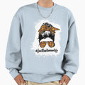 Football Mom Shirts Bleached Football T-Shirt - Novelty Apparel for Adults - T-Shirt, Sweatshirt, Hoodie