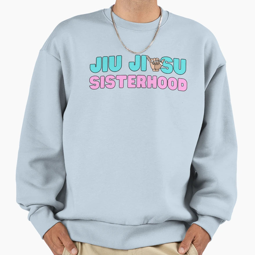 Jiu Jitsu Sisterhood Jiujitsu Sweatshirt - Aesthetic Graphic Men Women - T-Shirt, Sweatshirt, Hoodie