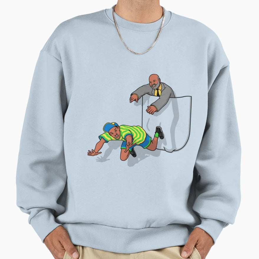 Fresh Pocket Sweatshirt - Fun Novelty Design Unisex - T-Shirt, Sweatshirt, Hoodie