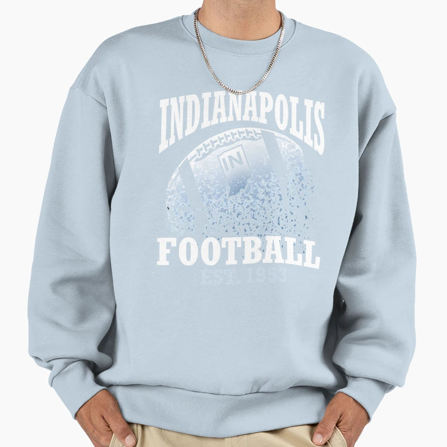 Indianapolis Football Sweatshirt - Custom Art Print Unisex - T-Shirt, Sweatshirt, Hoodie