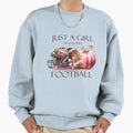 Just Who Loves Football Fall Sweatshirt - Fun Novelty Design Unisex - T-Shirt, Sweatshirt, Hoodie