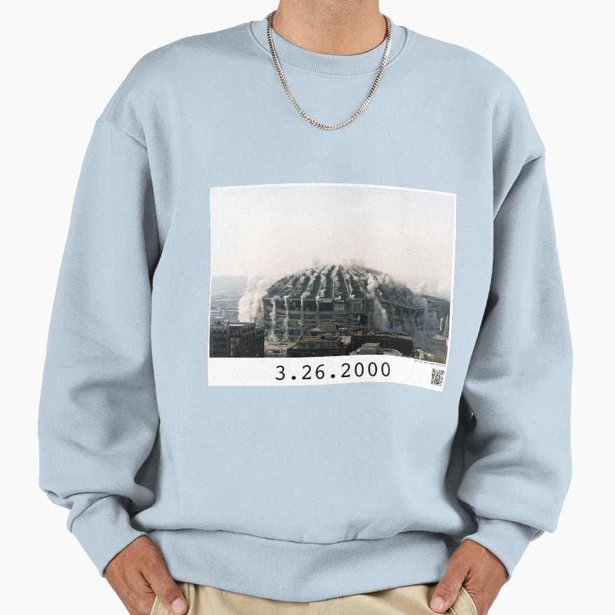 Seattle Kingdome Implosion Sweatshirt - Casual Everyday Wear for Adults - T-Shirt, Sweatshirt, Hoodie