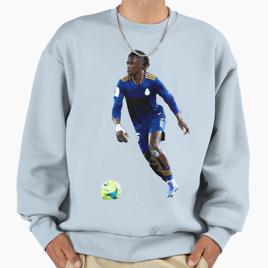 Eduardo Camavinga Sweatshirt - Streetwear Style for Adults - T-Shirt, Sweatshirt, Hoodie